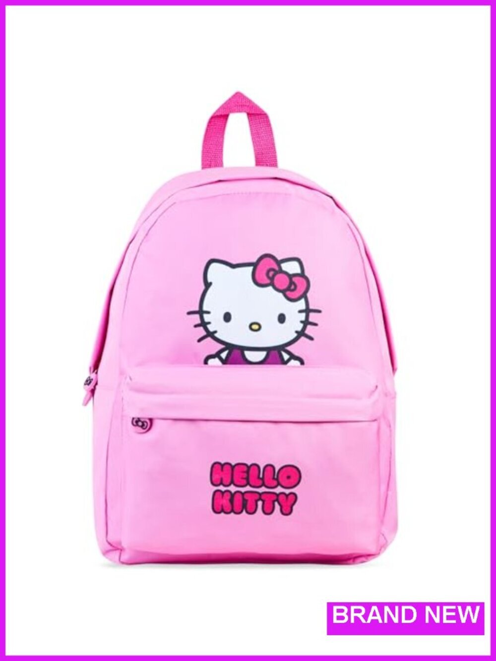 Kids Backpack with Front Zippered Pocket and Adjustable Straps